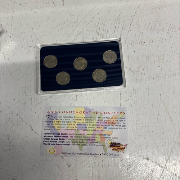 2005 Philadelphia Commemorative State Quarters Complete Collection Set - Picture 3 of 3